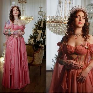 Dress Art Mystery - Fantasy pink pastel dress